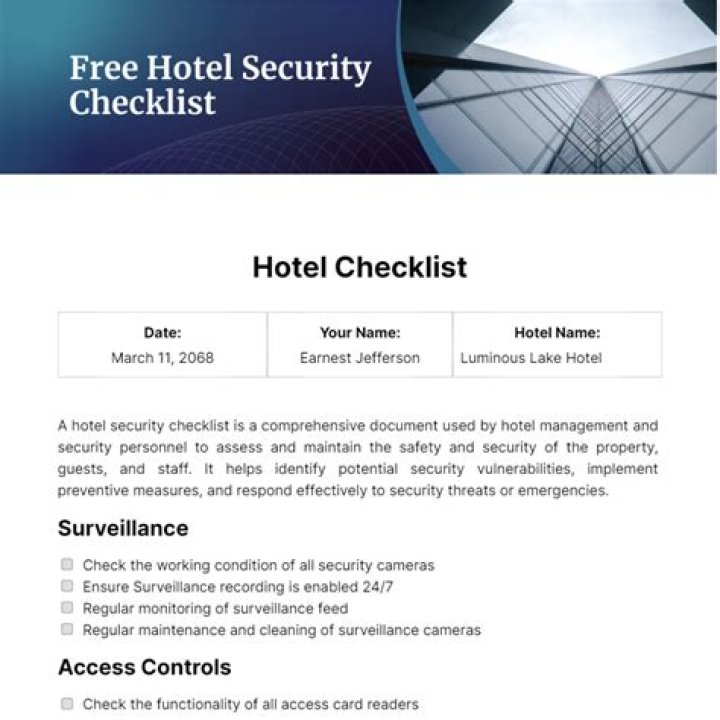 Essential Hotel Security Management PDF: Expert Guidelines
