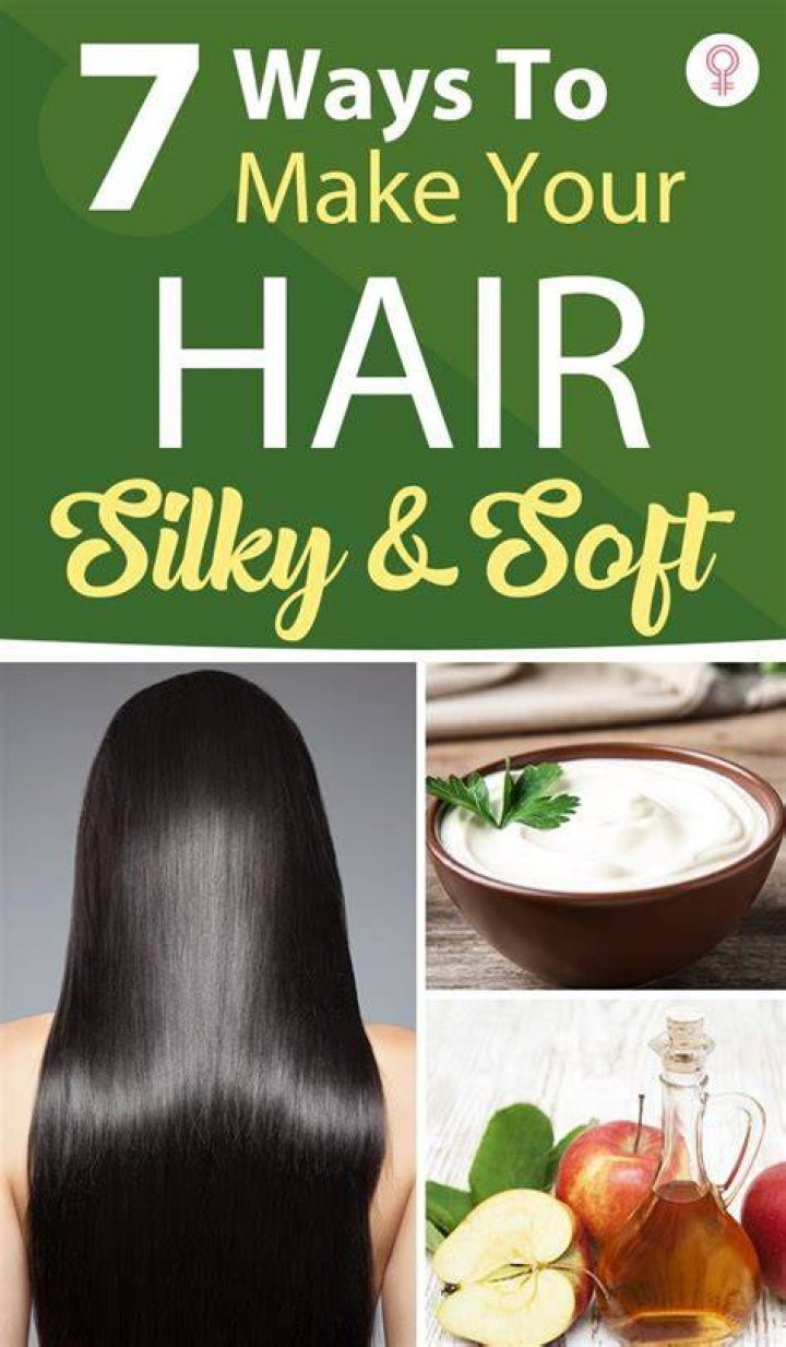 How can I make my hair soft and silky at home?