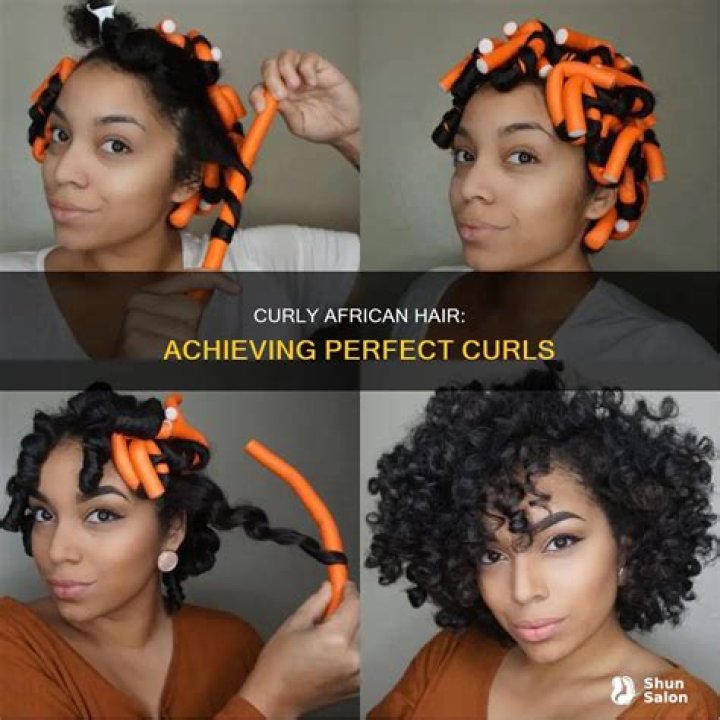 How can I naturally curl my African hair?