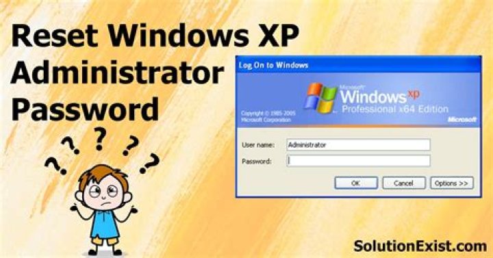 How can I recover my administrator password XP?