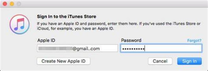 How do I access an old iTunes account?