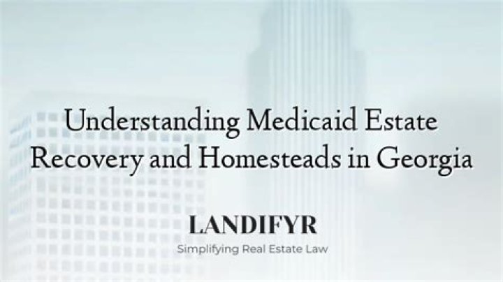 How do I avoid Medicaid estate recovery in Georgia?