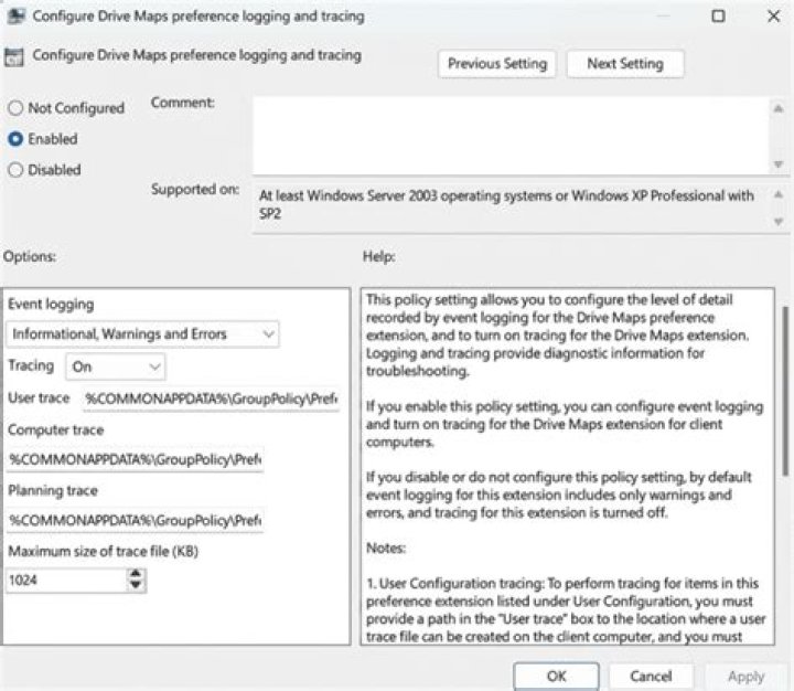 How do I enable GPP logging?