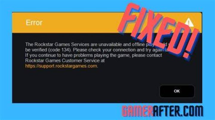 How do I fix failed to connect to Rockstar game services?
