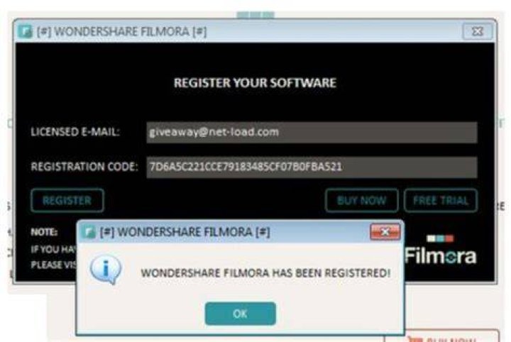 How do I get a Wondershare registration code?