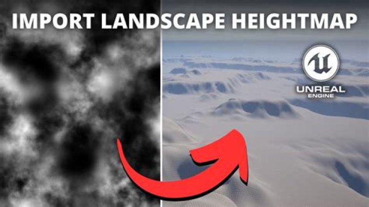 How do I import height maps into Unreal Engine 4?