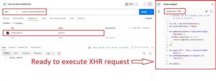 How do I send an XHR request?