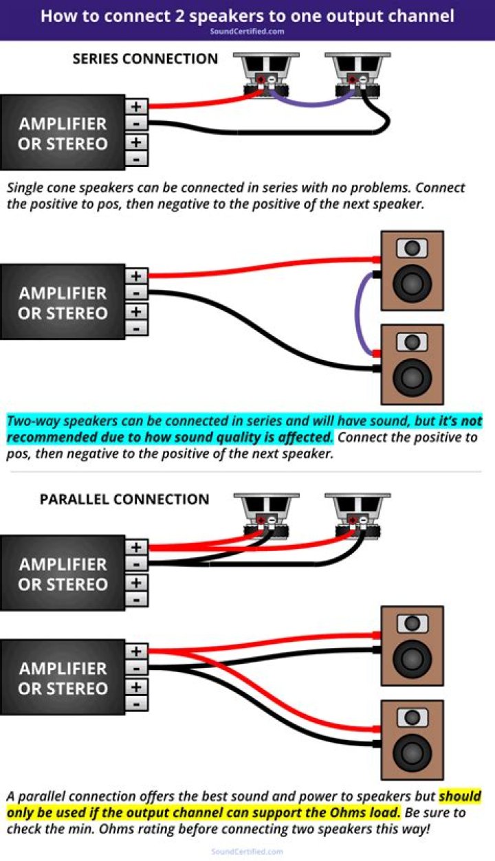 How do you connect two AR speakers together?