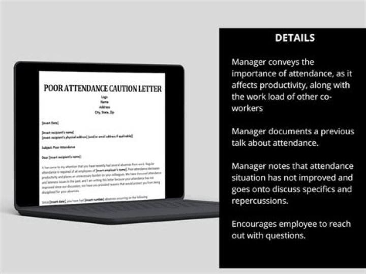 How do you counsel an employee on poor attendance?