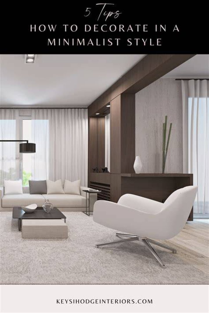 How do you decorate like a minimalist?