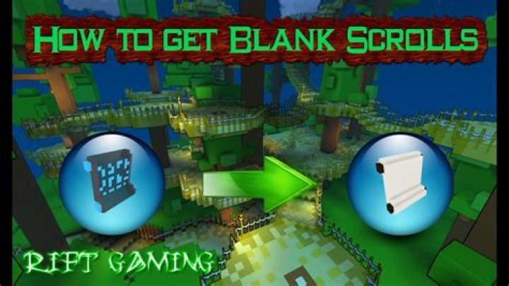 How do you get a blank scroll in trove?