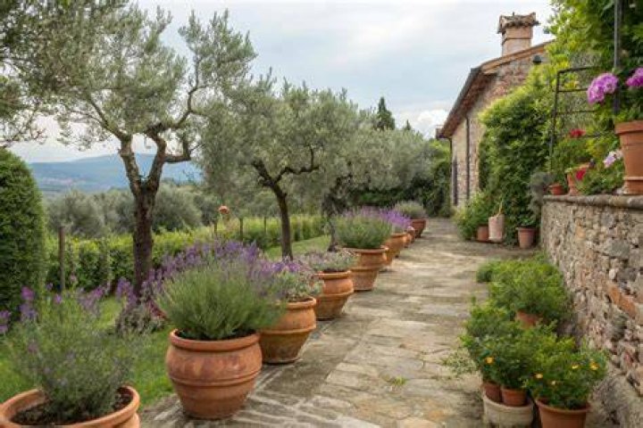 How do you make a small Italian garden?
