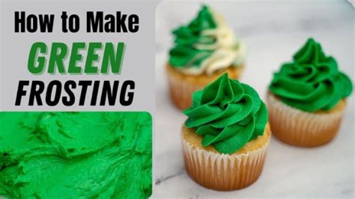 How do you make light green with food coloring?