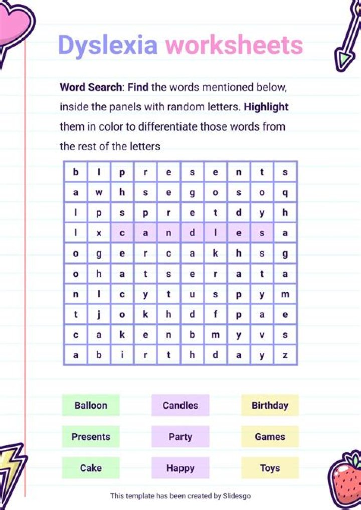 How do you make worksheets dyslexia friendly?