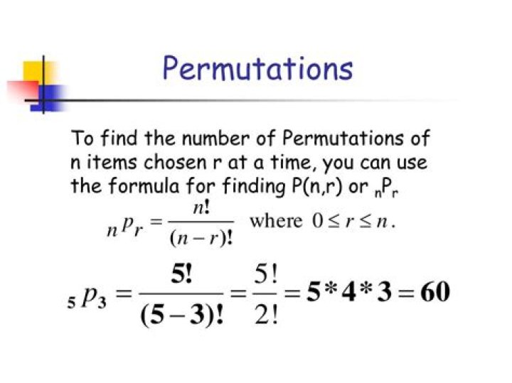How do you manually solve permutations?