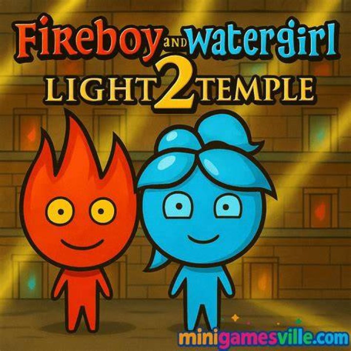 How do you play fireboy and Watergirl in the Light Temple?