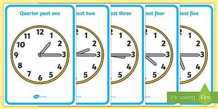How do you show a quarter past 3?