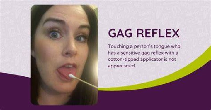 How do you stop the gag reflex finger trick?