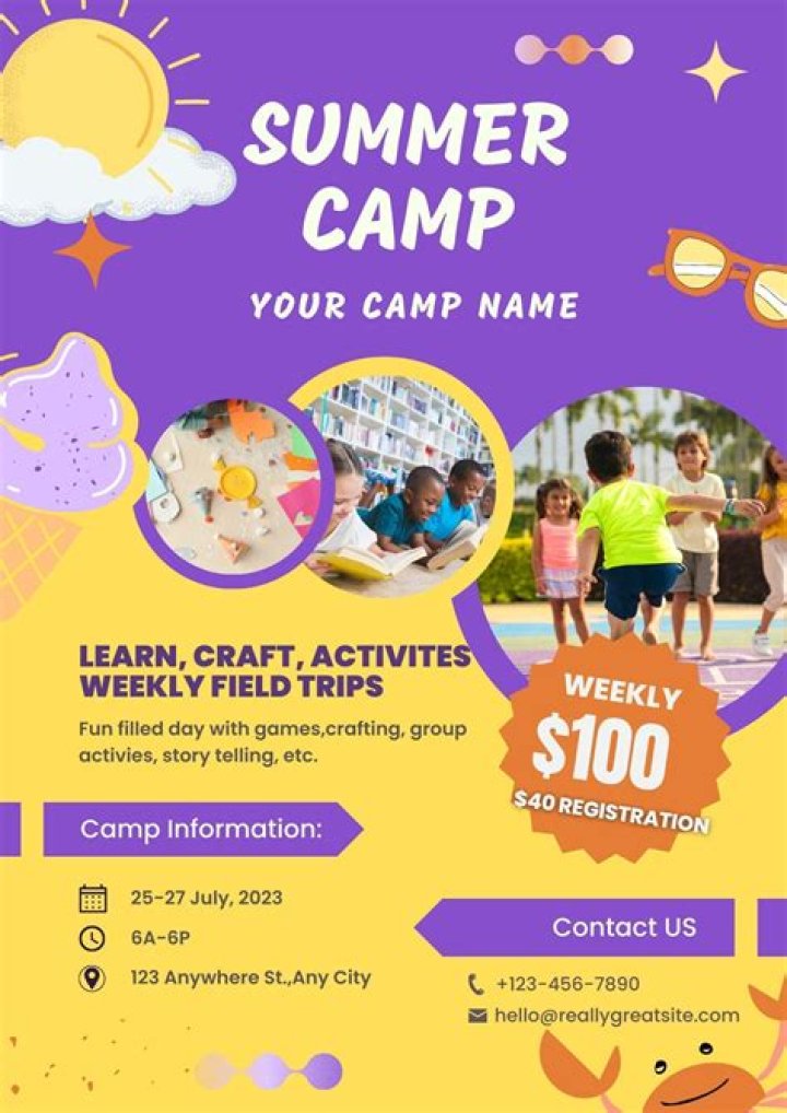 How do you write a summer camp flyer?