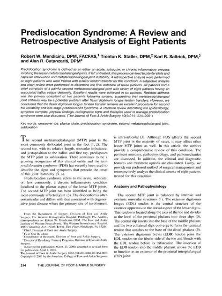 How is Predislocation syndrome treated?