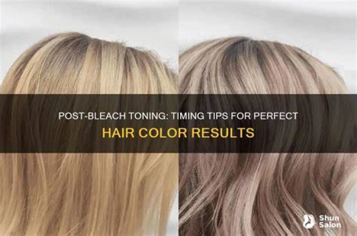 How long after bleaching and toning Can I dye my hair?