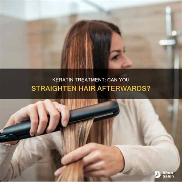 How long after coloring hair can I straighten it?