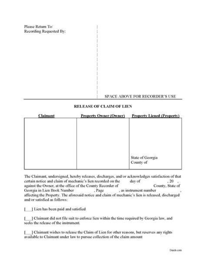 How long is a hospital lien valid in Georgia?