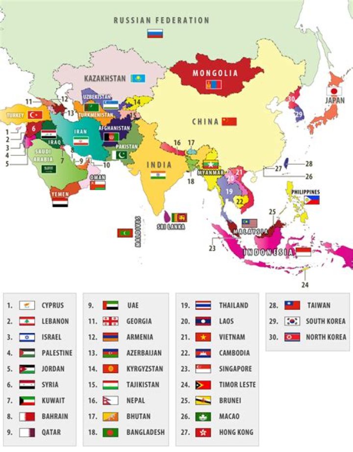 How Many Countries in Asia? Complete List & PDF Download