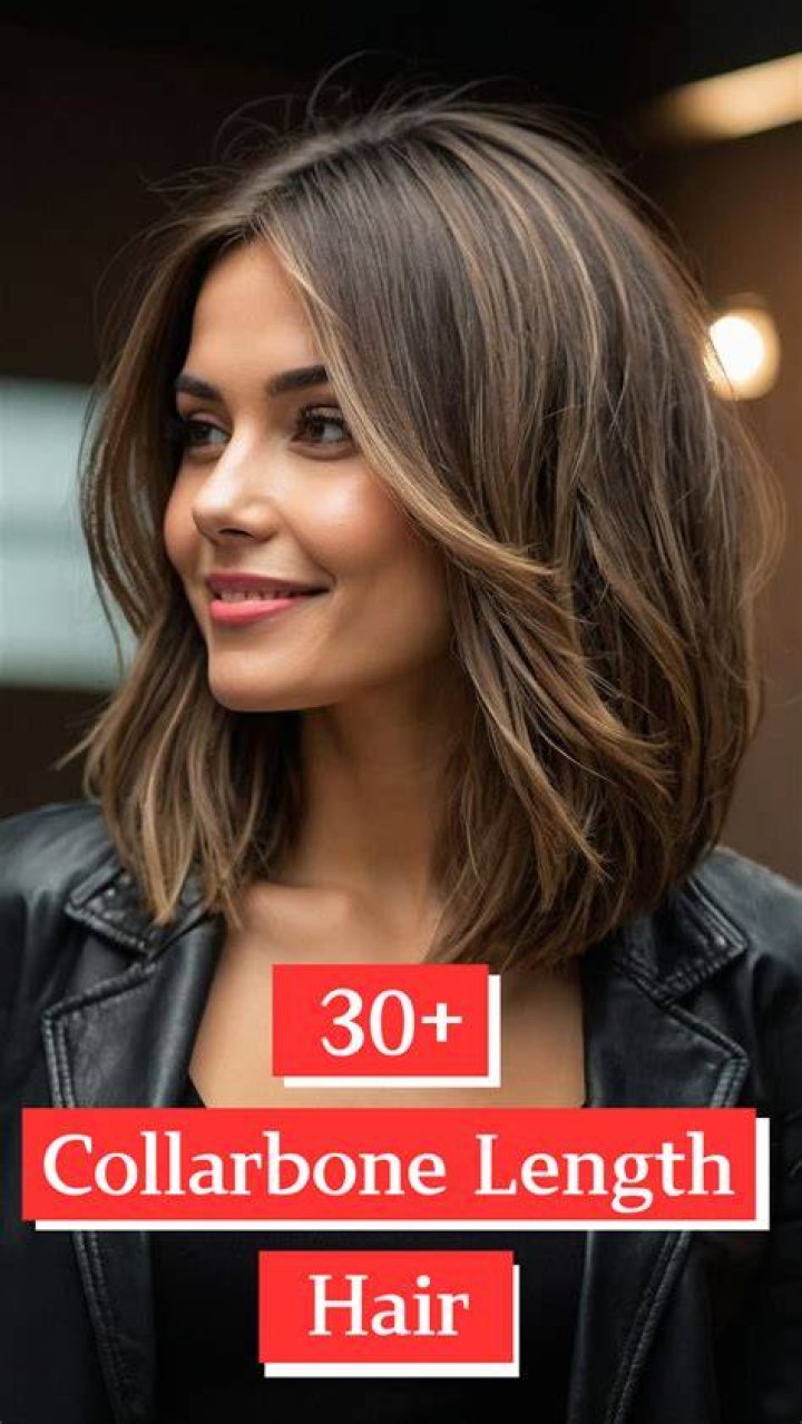 How many inches is collarbone length hair?