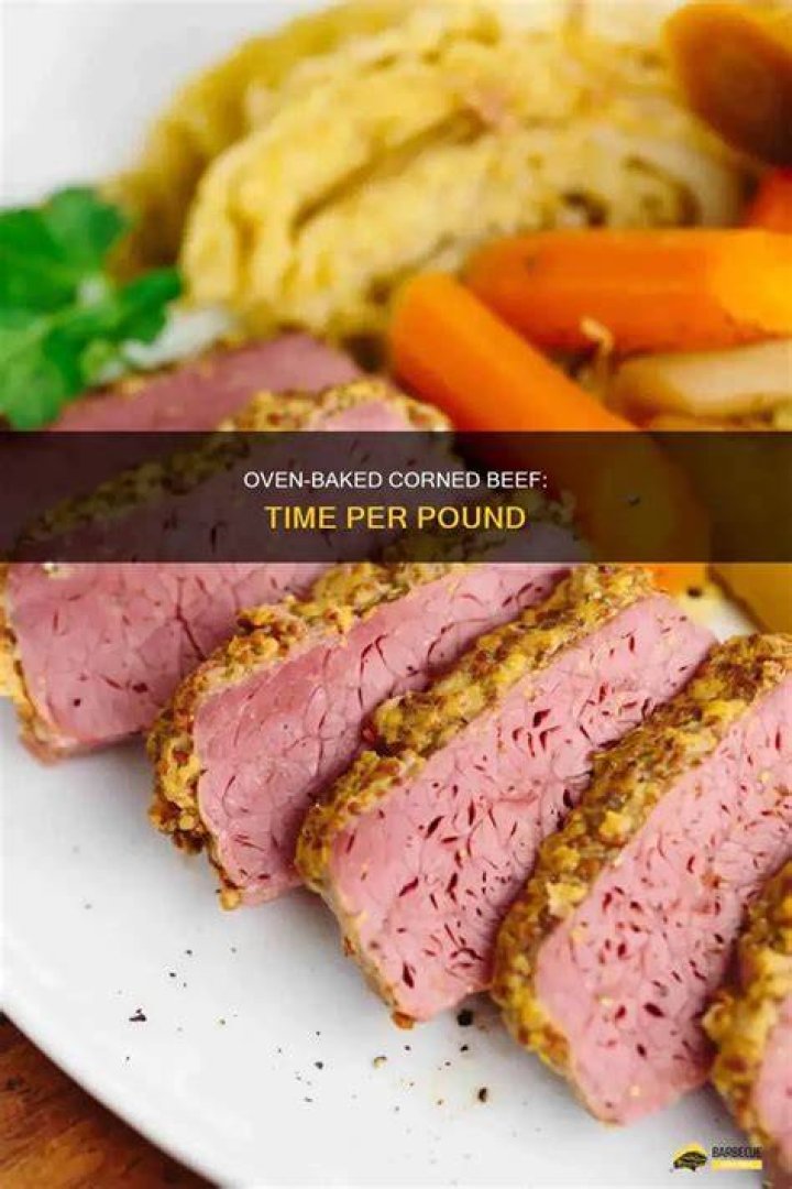How many minutes per pound does it take to cook a corned beef?