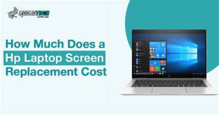 How much does it cost to change HP laptop display?