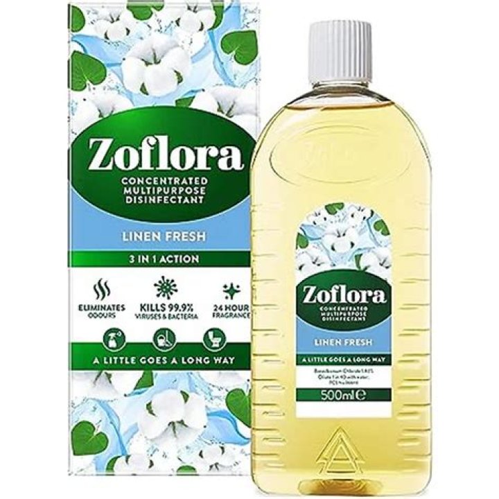 How much Zoflora is in a 500ml bottle?