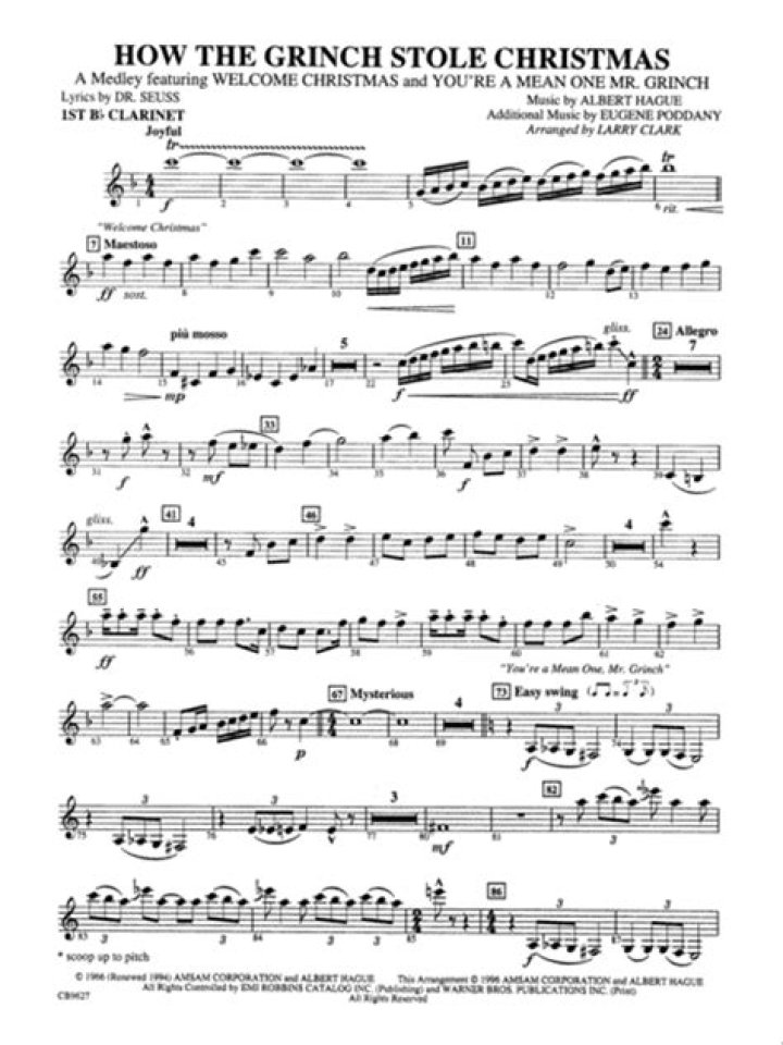 How the Grinch Stole Christmas Sheet Music PDF: Full Copy & Download