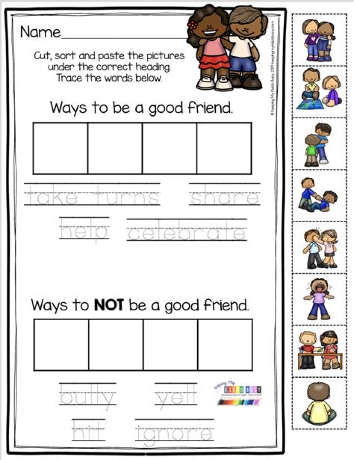 How to Be a Good Friend: Worksheet PDF for Real Connection