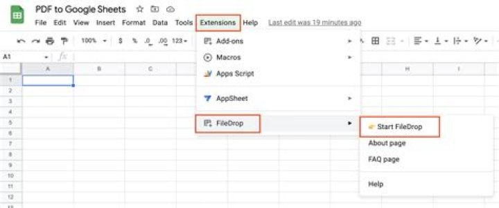 How to Copy PDF to Sheets in Minutes