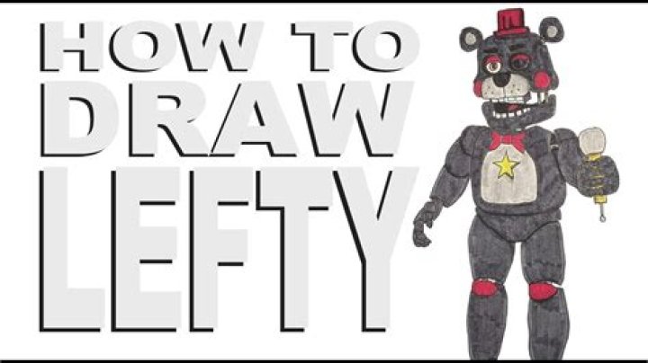 How to draw Lefty (FNaF) YouTube