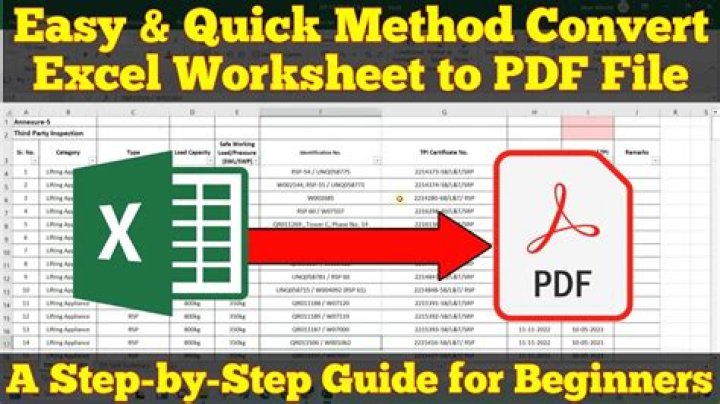 How to Convert Excel Sheets to PDF in Minutes