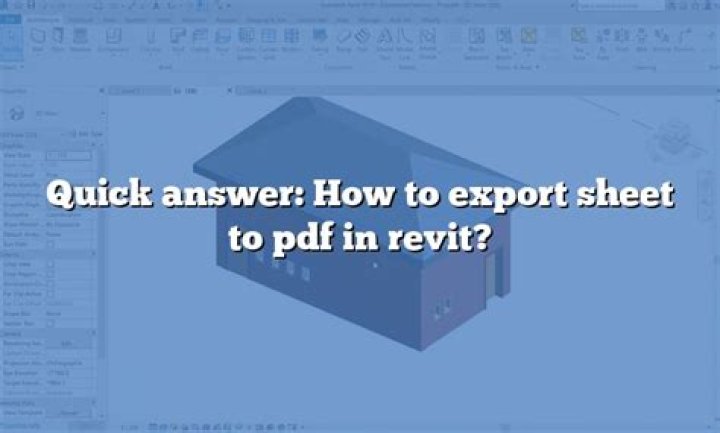 How to Export Sheet to PDF in Revit: Step-by-Step Guide