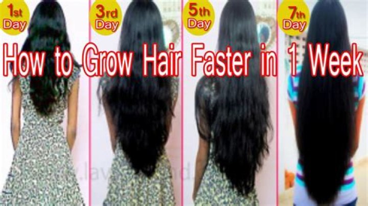 How to grow your hair faster in one week?