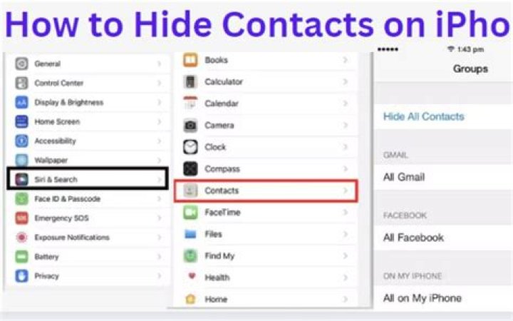 How to Hide Contacts on iPhone