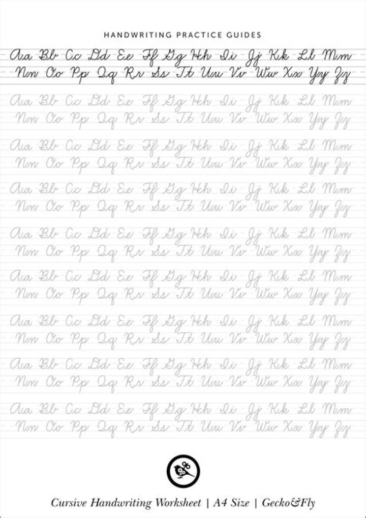 How to Improve Cursive Handwriting: Free PDF Worksheets & Tips