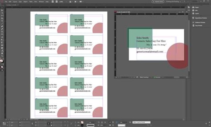 How to Print Multiple Business Cards on One PDF Sheet
