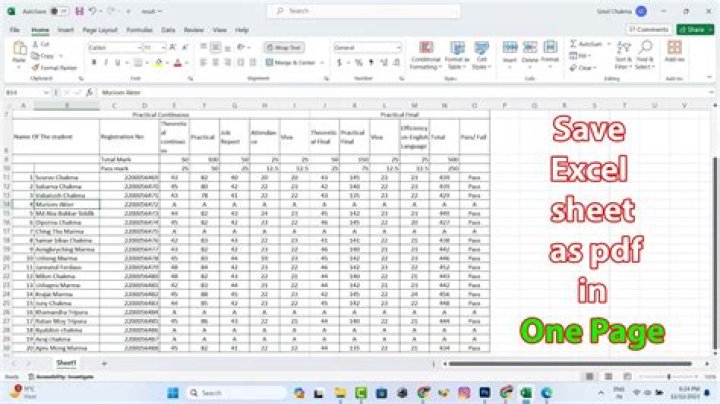 How to Save One Excel Sheet as PDF in Seconds