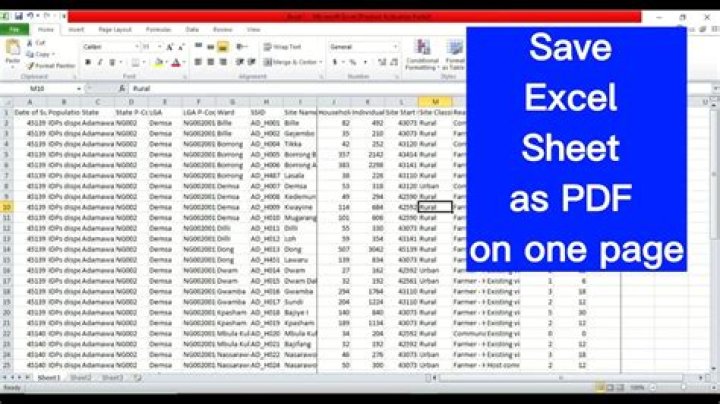 How to Save an Excel Sheet as PDF in Minutes