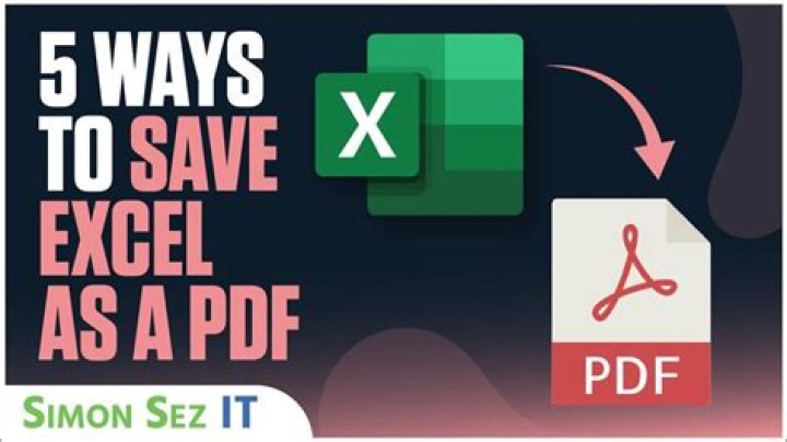 How to Save Excel Sheet as PDF Landscape Format