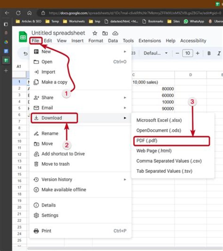 How to Save a Spreadsheet as PDF from Your Web Browser
