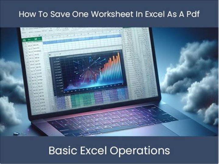 How to Save One Worksheet in Excel as PDF Easily