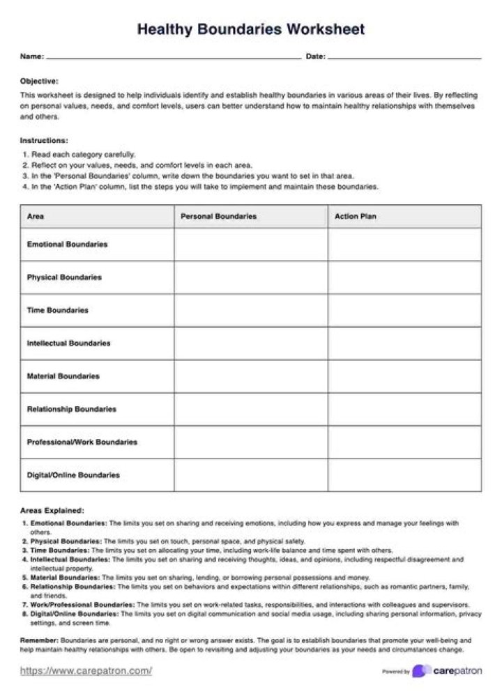 How to Set Boundaries: Free PDF Worksheet for Clear Limits
