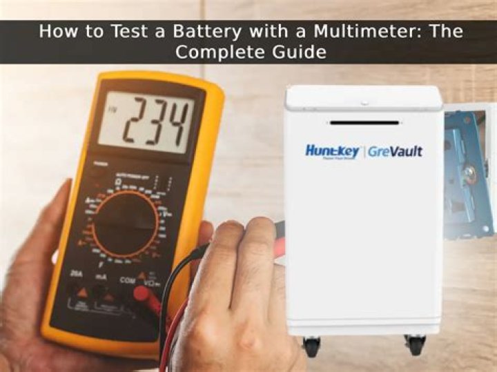 How to Test a Battery with a Multimeter: Step-by-Step PDF Guide