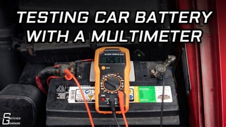 How to Test a Car Battery with a Multimeter: Step-by-Step PDF Guide